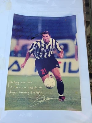 Autographe sport sur photo football dédicacée signée, 1 page - Photo 1/4