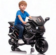 6V Kids Motorcycle Electric Ride On Car Toy with Training Wheels