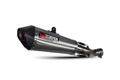 Scorpion Exhaust Serket Slip-on Stainless Triumph Speed Triple 1050 S RS 18-20