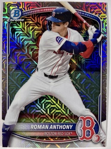 2025 Bowman Chrome - Prospects Roman Anthony #BCP-167 Mojo Refractor (RC)