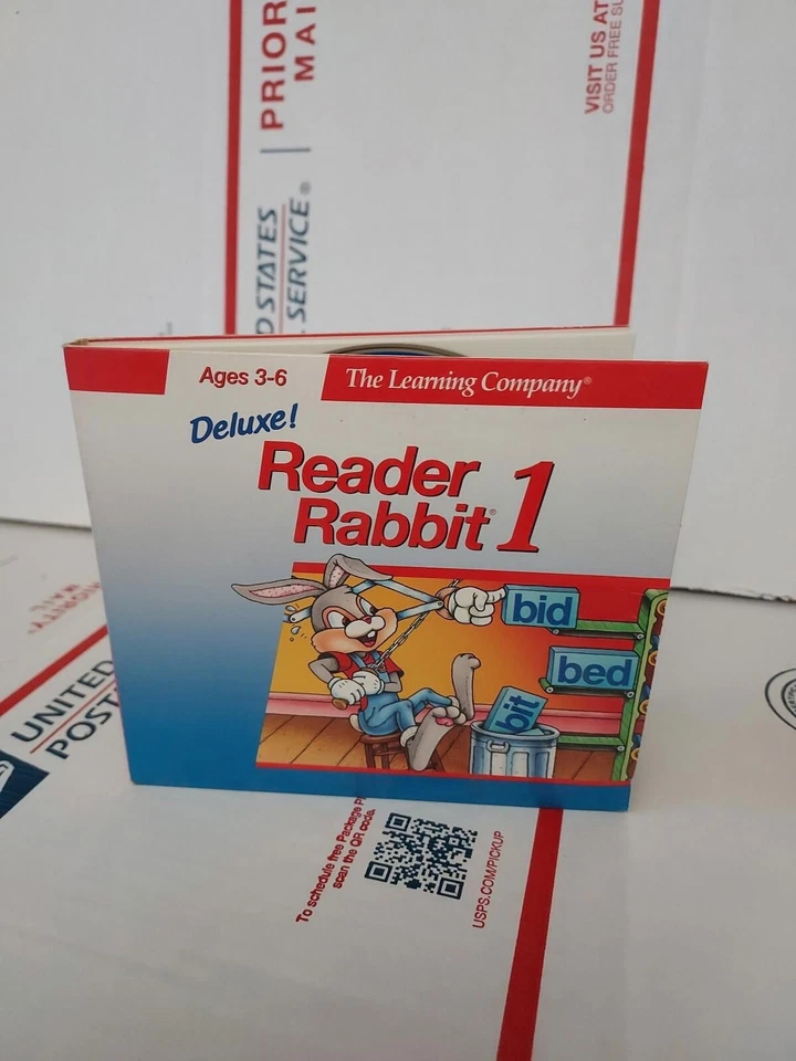 1994 The Learning Company Deluxe! Reader Rabbit 1 возраст 3-6 ПК Windows MAC #162h - Изображение 2 из 4