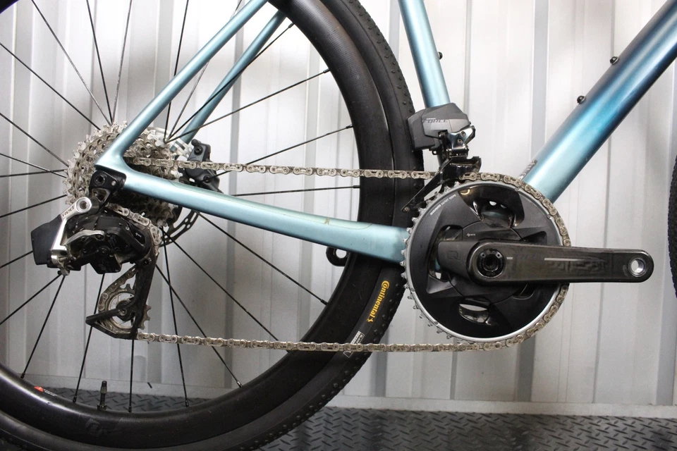 2021 Scott Addict 10 SRAM Force AXS Gravelbike blau (Größe Medium) - gebraucht - Bild 4 von 4