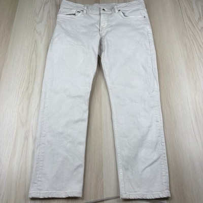 Peter Millar Crown Crafted Fairfield Garment Dyed Denim Jeans Sand Size 35x28