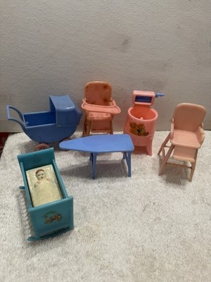 Rare!! Vintage Renwal Doll Furniture Misc. Unique Pieces  Stroller Washing Mach