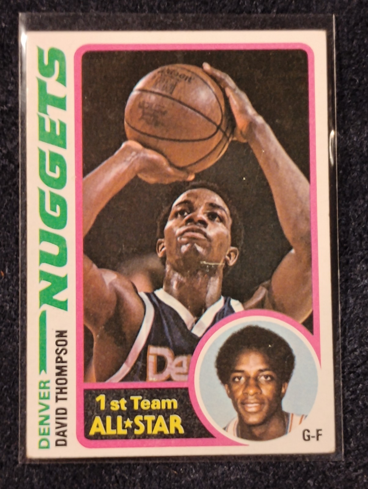 1978-79 Topps Basketball - #100 David Thompson - Denver Nuggets EX Condition