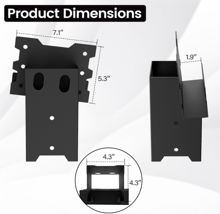 Hanging Basket Brackets For Concrete Fence Posts