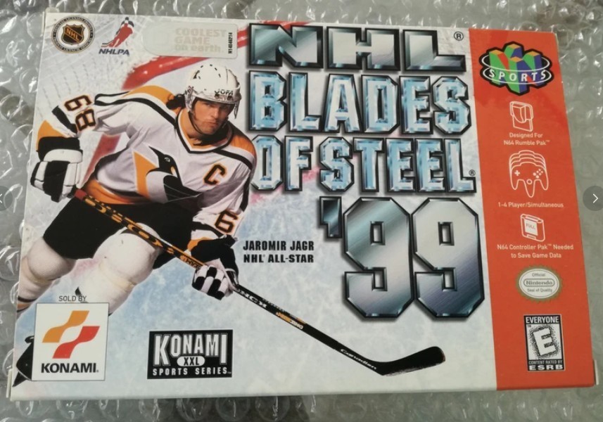 NHL Blades of Steel 99 Nintendo 64 N64 NTSC USA exclusivité complète dans sa ...