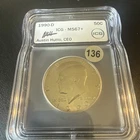 1990-D Kennedy Half Dollar — photo from another recent sale