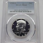 1968-S JFK Silver Proof Kennedy Half Dollar PCGS PR68 Blue Label Lot #0183