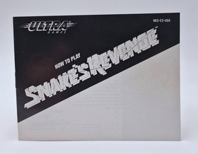 Snake's Revenge - Nintendo NES - Complet - NTSC-U/C US USA - Tr&egrave;s Bon Etat