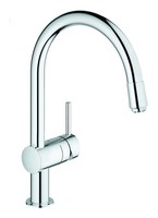 Grohe Minta Einhand-SpüLtischbatterie Niederdruck Hoher Auslauf - Chrom 32511000