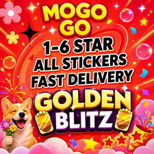 PARTNERS / GOLD For monopoly Go MOGO Stickers 1-6 SUPER FAST DELIVERY / 24/7