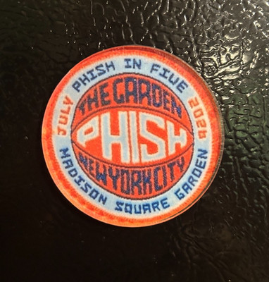 Phish in Five! magnet July 2026 2'' Lucite MSG Knicks NYC NEW