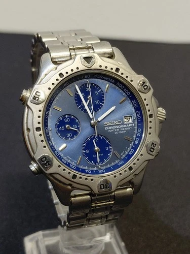 Seiko 7T32-6E40 Chronograph Vintage Watch