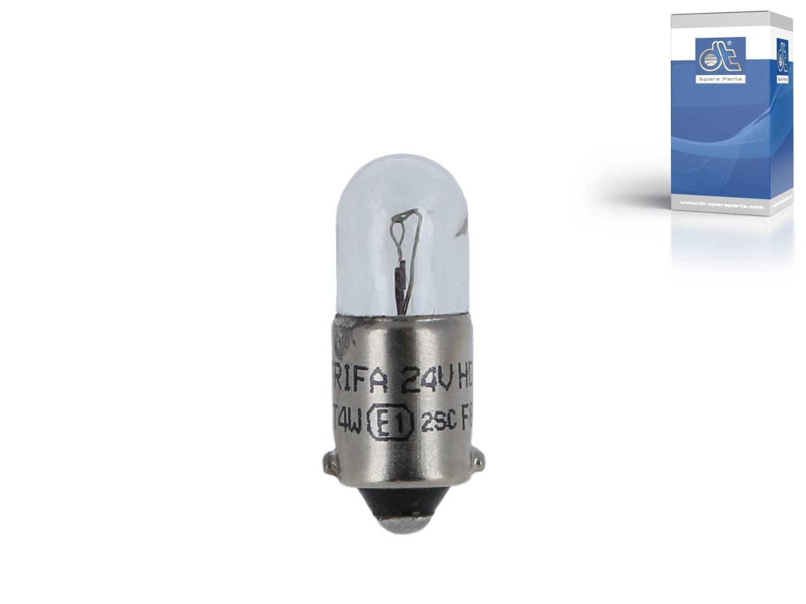 Ampoule 24V 4W DT Spare Parts 3.32908 pour éclairage intérieur de camion, lot de 100