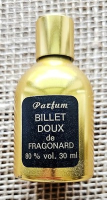 Vintage Parfum Billet Doux De Fragonard 30ml 80% Volume