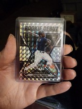 Wander Franco Rookie Card Rare Refractor Prizm Silver - Mint NM. rookie card picture
