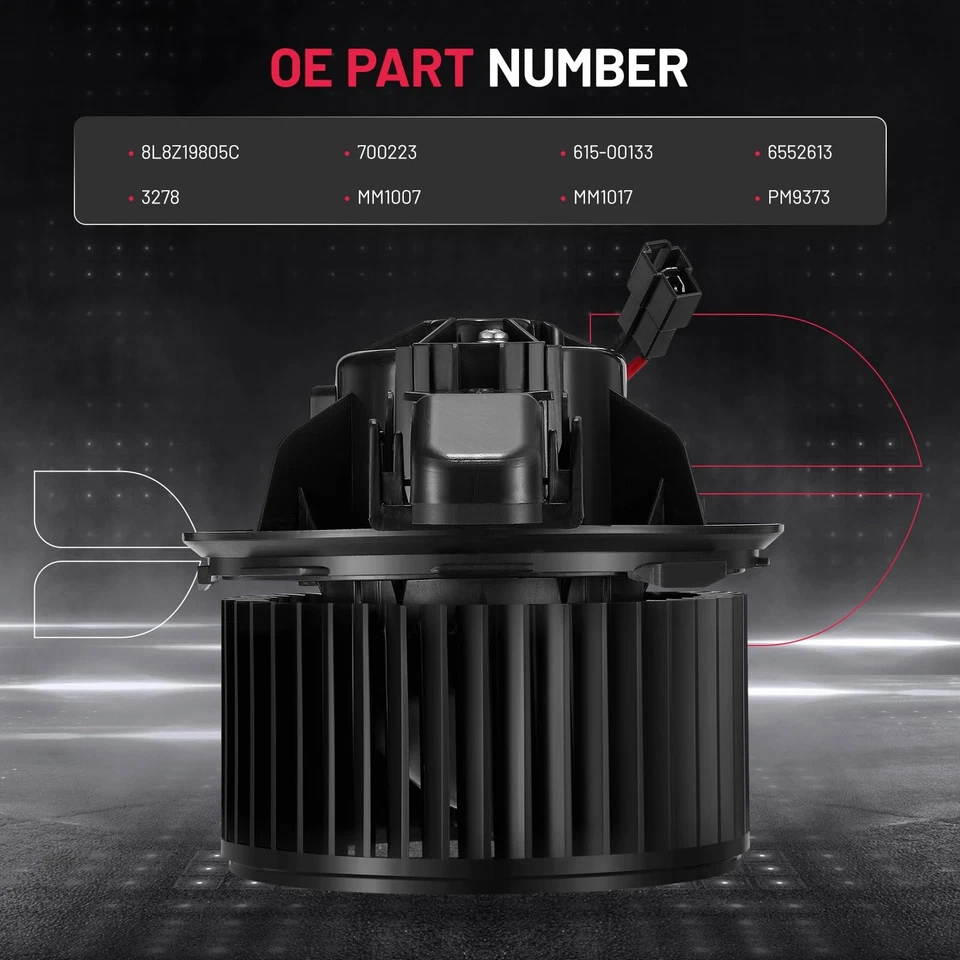 AC Heater Blower Motor Fan Assembly Fit For 2008-2010 Ford F-250 Super Duty - Image 4 of 4