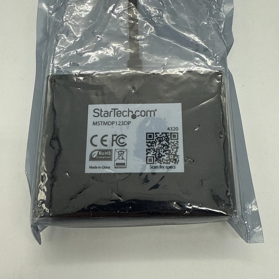 StarTech MSTMDP123DP 3-Port Multi Monitor Mini DisplayPort 2 Displayport MST Hub - Image 4 of 4