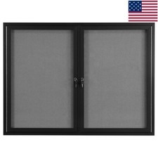 Enclosed Bulletin Board with Locking Door Outdoor Bulletin Board Aluminum Frame