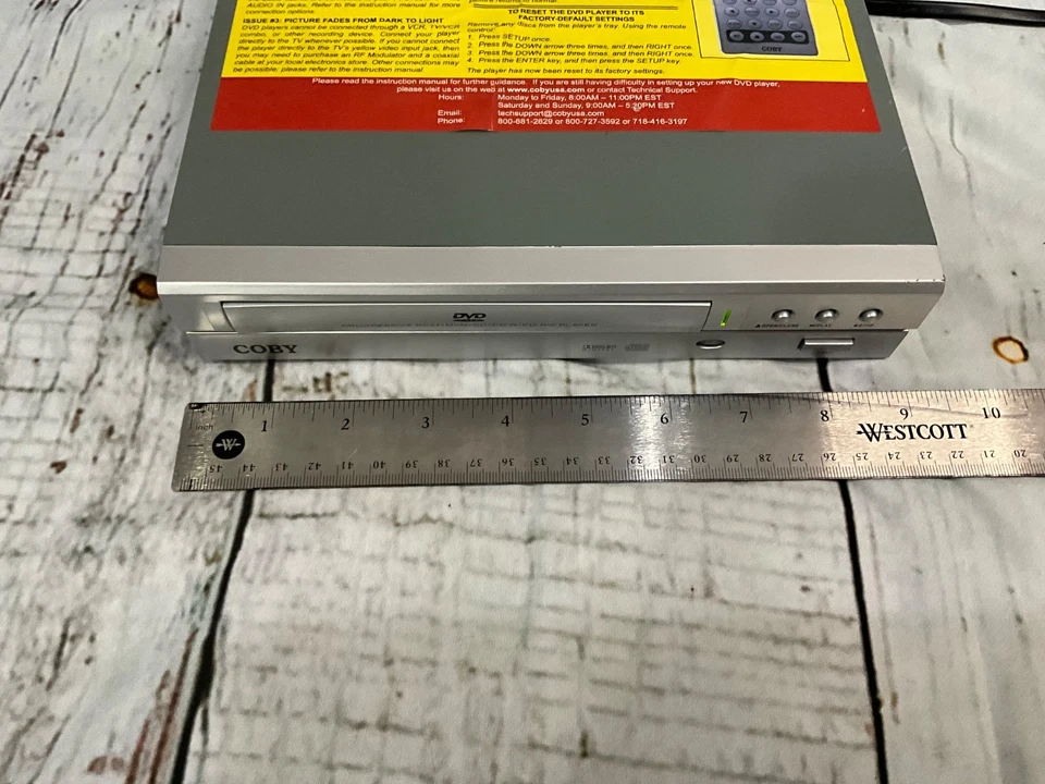 Coby DVD224 DVD Player - Image 4 of 4