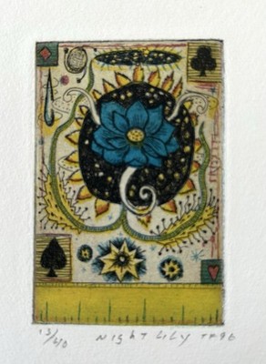 tony fitzpatrick art Night Lily