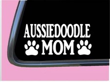 AussieDoodle Mom TP 964 vinyl 8" Decal Sticker doodle labradoodle goldendoodle