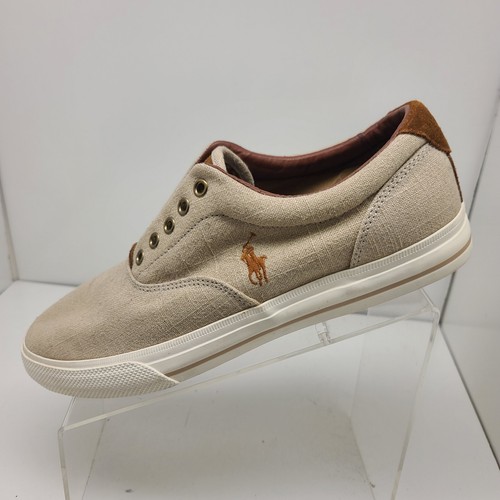 Polo Ralph Lauren Vaughn beige Herrenschuhe Größe 10,5 D