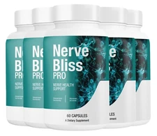 (5 Pack) Nerve Bliss Pro Capsules – NerveBliss Pro All Natural Glycogen Support