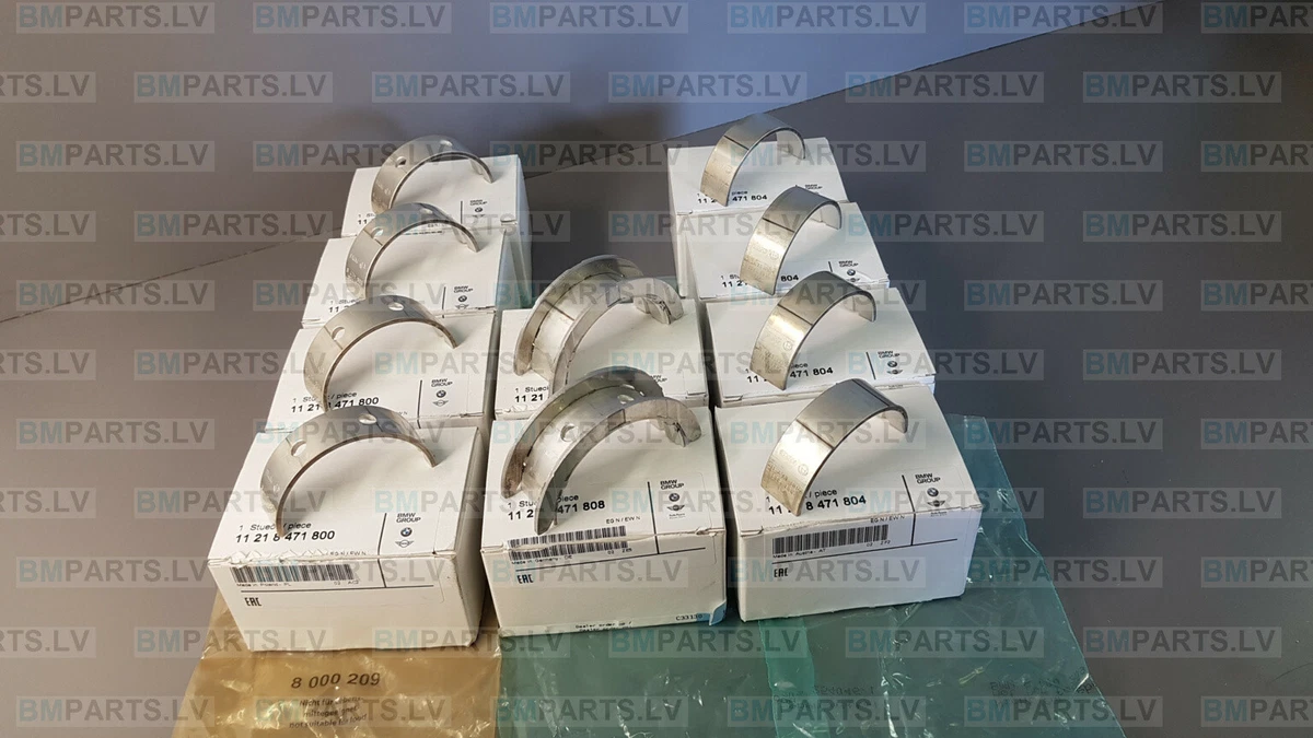 NEW GENUINE BMW BEARING SHELL YELLOW 4x 8471800 & 8471804 1x 