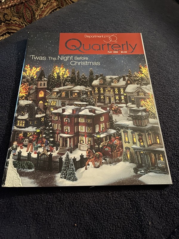 Department 56 Quarterly Fall 1998 (Damage On Cover)
