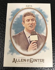 2017 Allen and Ginter Andy Katz Basketball Analyst Card #256