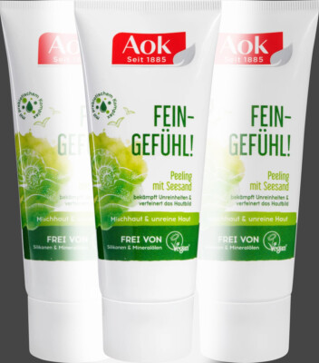 Aok Peeling Seesand mit Weißem Tee ( 3 x 100 ml )