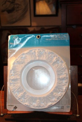 Westinghouse 7702700 Victorian Ceiling Medallion 10 White Finish