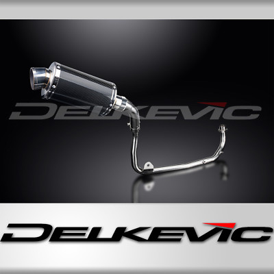 Honda Grom 125 Full 1-1 DS70 9'' Carbon Oval Muffler Exhaust Tail Tidy 14 15