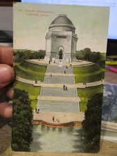 Y7 Vintage Old OHIO Postcard CANTON President William McKinley's Memorial Tomb 9