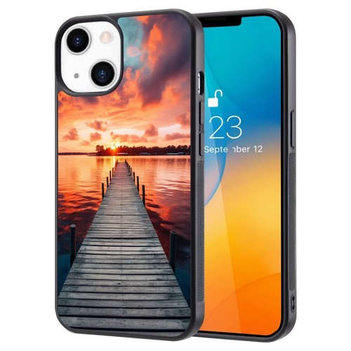 For iPhone SE XS XR Max 5 6 7 8 Plus Fitted Case Skin Beach Sunset Twilight Pier - Picture 17 of 25