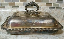 ANTIQUE HENRY HOBSON and SONS OF SHEFFIELD SILVERPLATE SERVING SET c1890