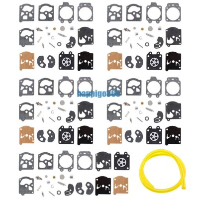 5x Reparatursatz Vergaser Membranen Dichtung für Walbro K10-WAT, D10-WAT WA WT