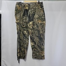 Y2k Vintage 90s Jerzees Outdoors Camo Mossy Oak Adjustable Cargo Pants Mens XL