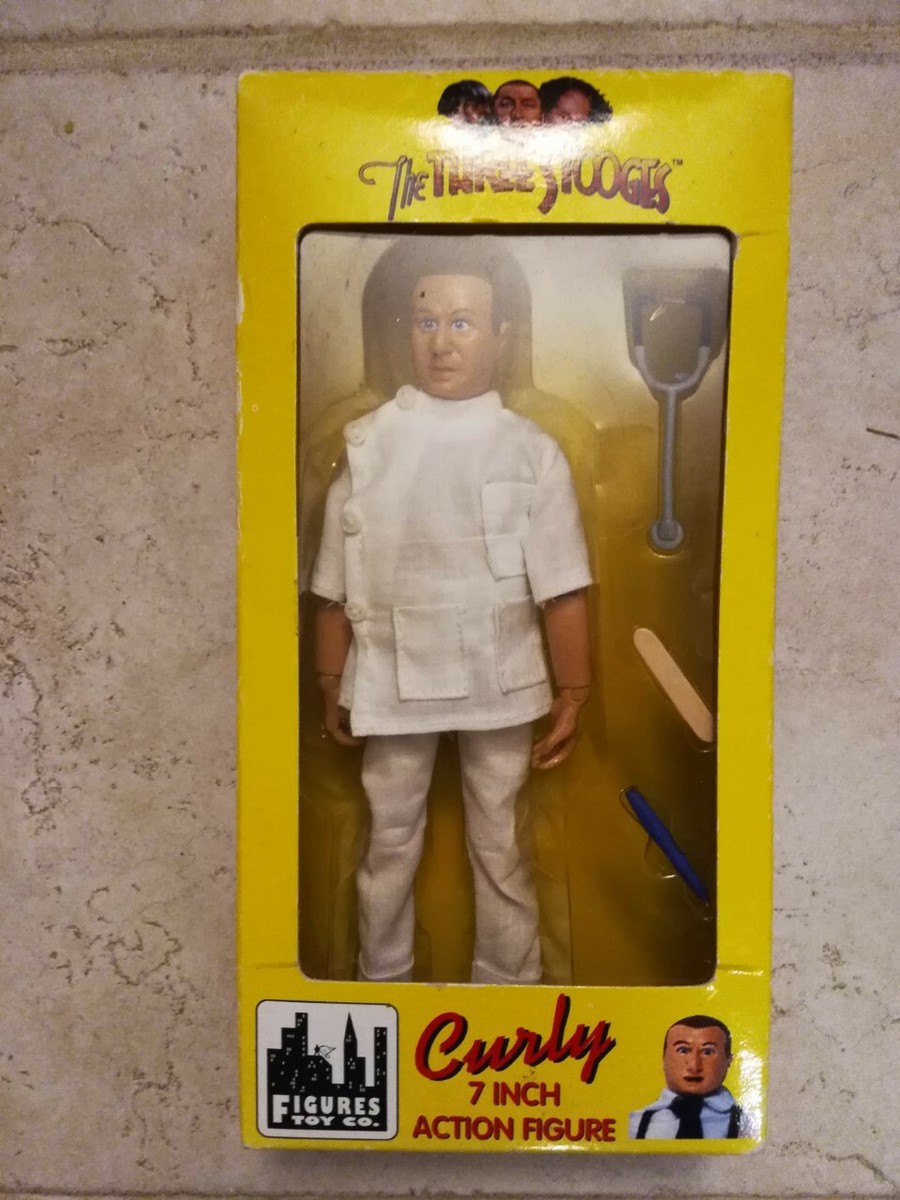 The Three Stooges 7 Inch Action Figure Curly 1999 | eBay