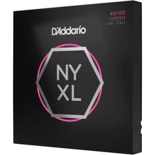 D'Addario NYXL45100 Bass Guitar Strings Regular Light 45-100  Long Scale