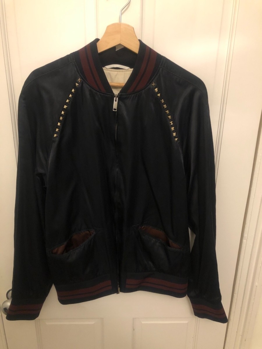 100% authentic Valentino rockstud bomber jacket,size 50 EU/L