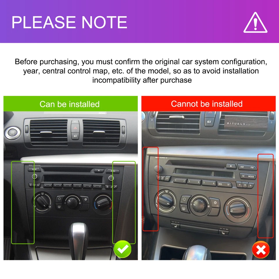Für BMW 1er E81 E82 E87 E88 2004-2011 Android 13/14 Autoradio Carplay GPS Navi - Bild 4 von 4