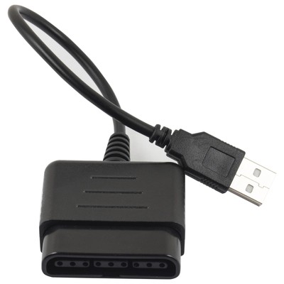 PC USB to Wired Controller Adapter Converter Cable for PS2 PS3 10inch Length ...