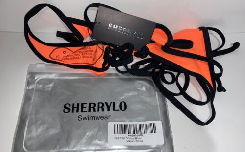 SHERRYLO Micro Bikini Extreme G String Thong Bikini Sexy Mini Bathing Suit Small