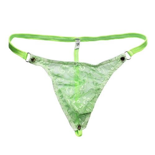 G-String Homme Slip Transparent Thong en Dentelle Fleur Sous-vêtements Lingerie - Bild 25 von 35