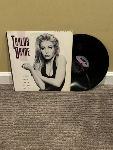 Taylor Dayne Vinyl With Every Beat Of My Heart 12" Remixes 1989 EXC