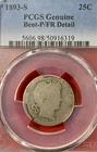 PCGS-POOR/FAIR LOWBALL! 1893-S BARBER QUARTER