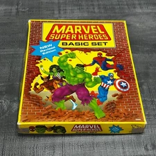 Vintage TSR Marvel Super Heroes Basic Set Revised Edition 1991 Vintage No Dice